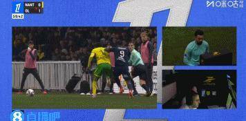 恩德里克染红！里昂本赛季已6张红牌，并列法甲联赛最多